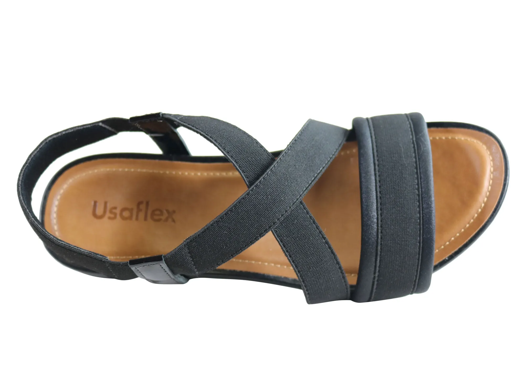 Usaflex Ambrosa Womens Comfortable Cushioned Sandals Made In Brazil