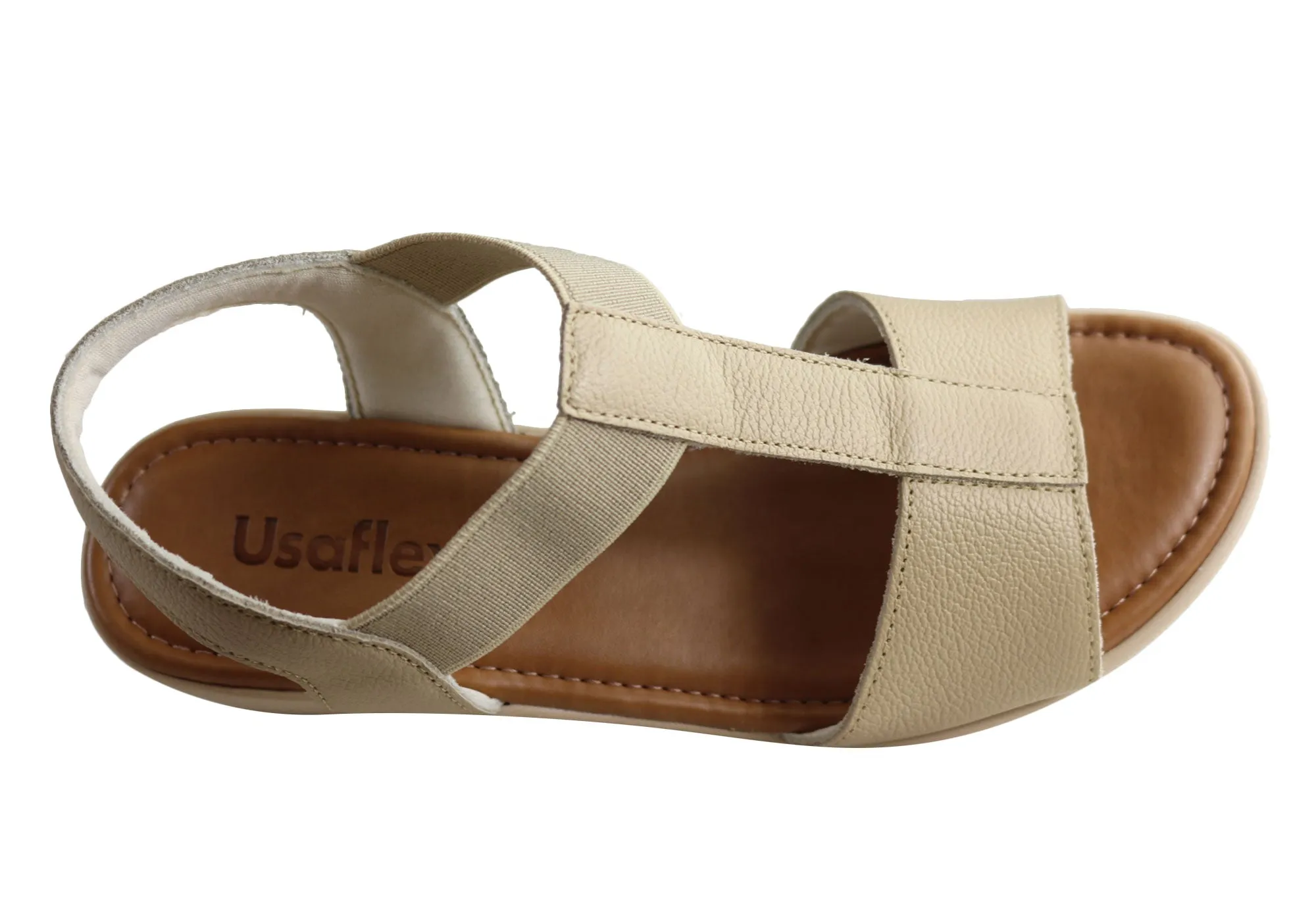 Usaflex Lisia Womens Comfortable Cushioned Sandals Made In Brazil