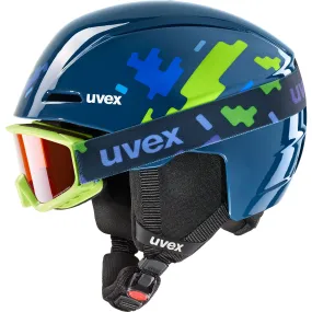 Uvex - viti set Visor Helmet Kids blue puzzle