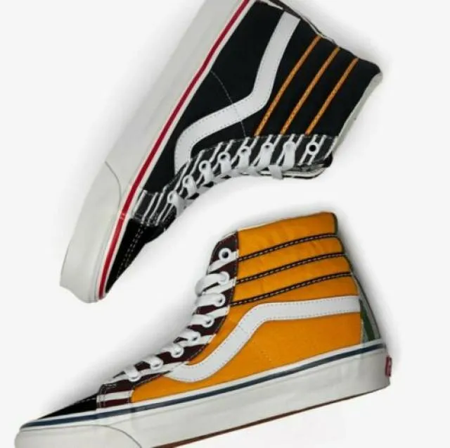 Vans Anaheim Patchwork League SK8-Hi Sneakers Size 12