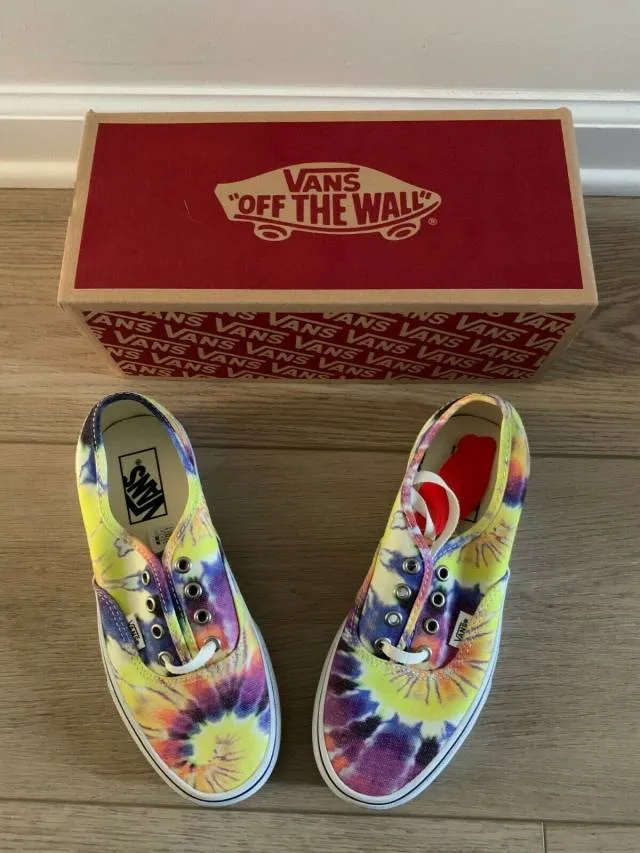 Vans Authentic Washed Tie Dye/ True White (VN0A2Z5I19X)