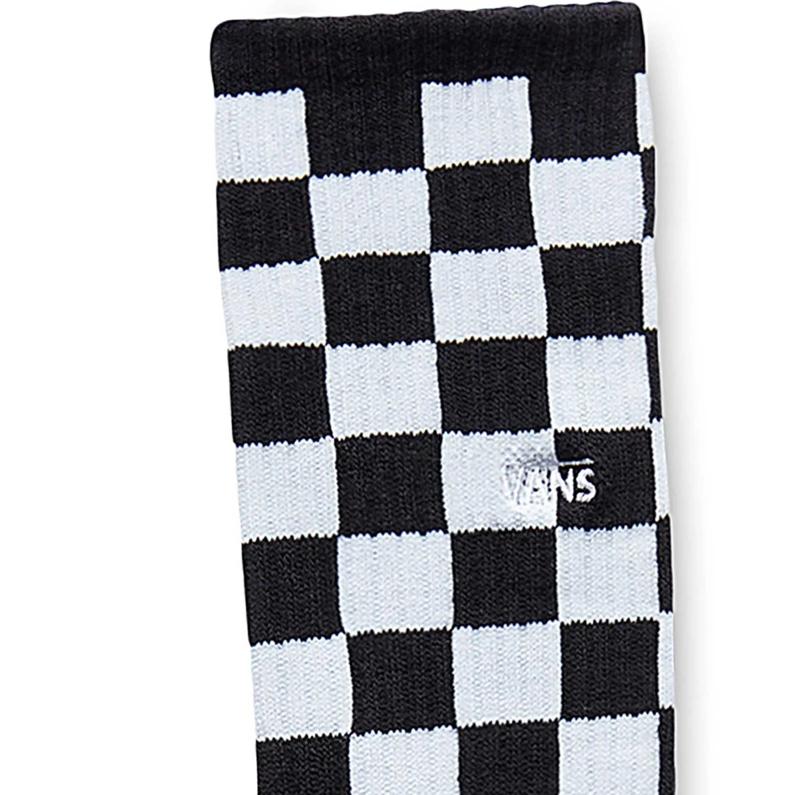 Vans Checkerboard Crew II Socks - Black/White