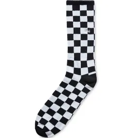 Vans Checkerboard Crew II Socks - Black/White