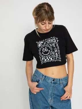 Vans Forever Checker Crew Crop II T-shirt Wmn (black)