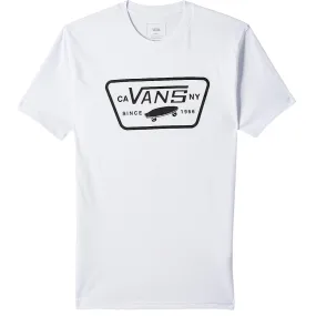 Vans Mens Full Patch T-Shirt - White/Black