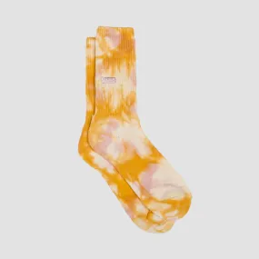 Vans Seasonal Tie Dye Crew II Socks Tropical Peach