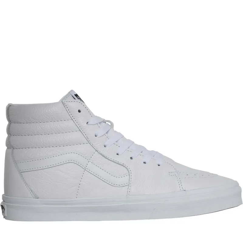 Vans SK8-Hi Leather Trainers True White/True White