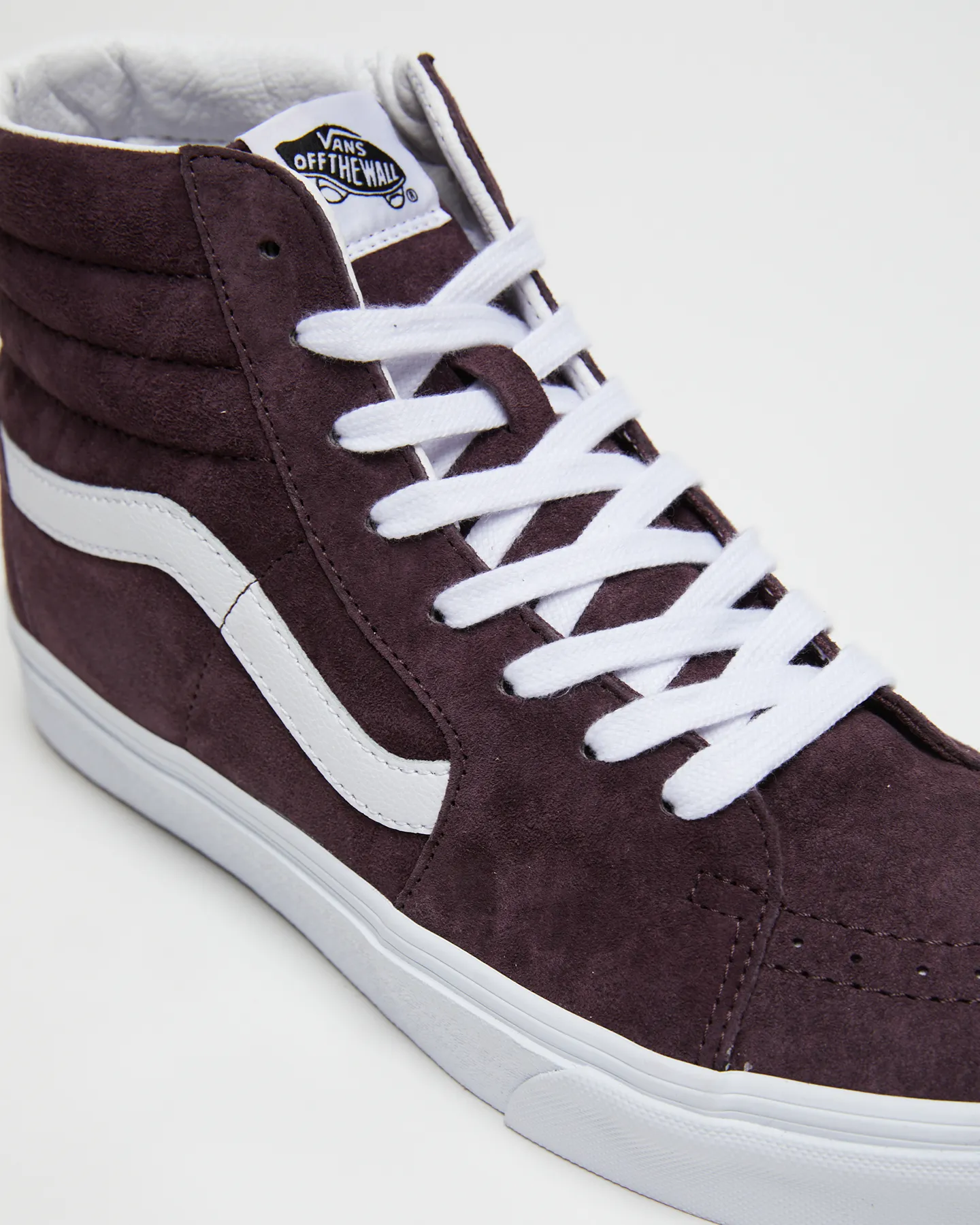 Vans Sk8-Hi Pig Suede Shoe - Wine Tasting | SurfStitch