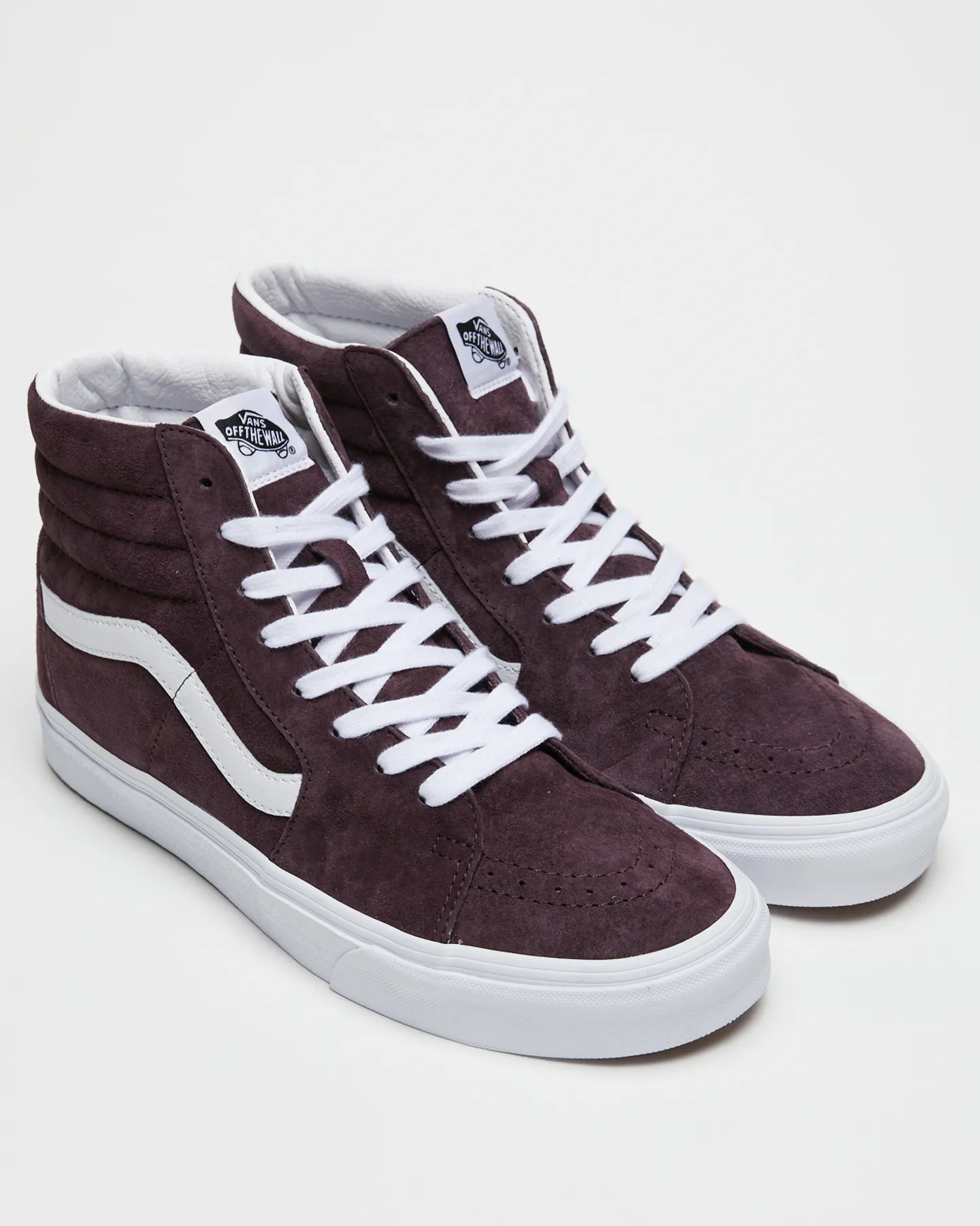 Vans Sk8-Hi Pig Suede Shoe - Wine Tasting | SurfStitch