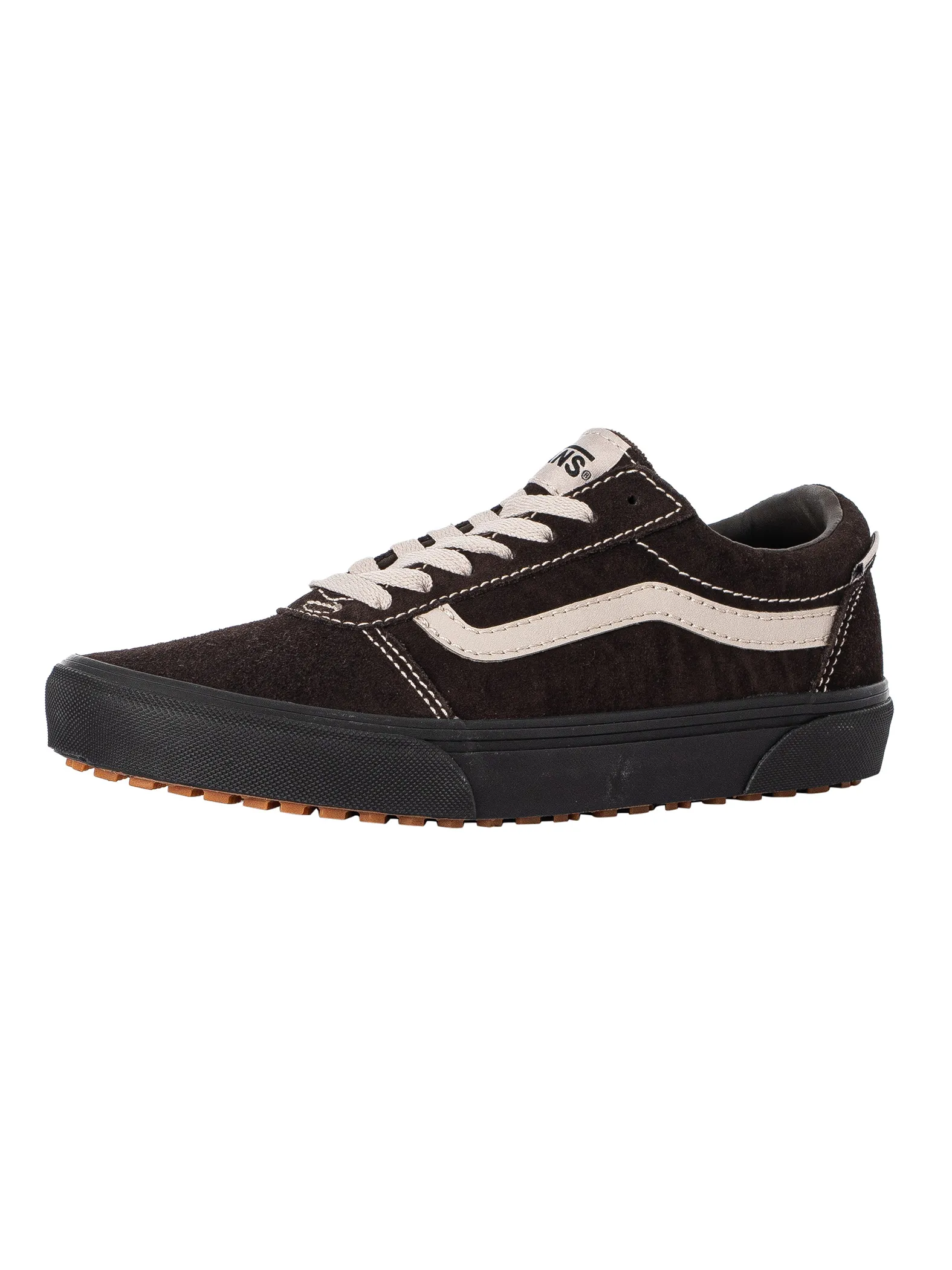 Vans Ward Vansguard Suede Trainers - Pop Stitch Coffee/Black