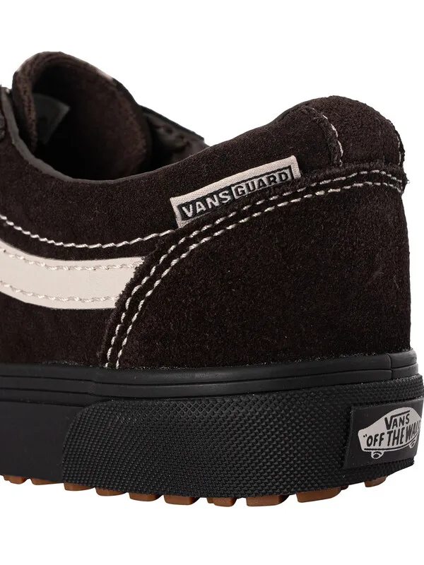 Vans Ward Vansguard Suede Trainers - Pop Stitch Coffee/Black