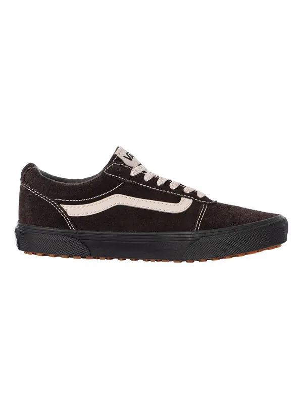 Vans Ward Vansguard Suede Trainers - Pop Stitch Coffee/Black