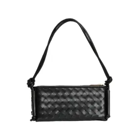 Vestirsi      VESTIRSI - DANIELLA TRIANGULAR WOVEN SHOULDER BAG (BLACK)