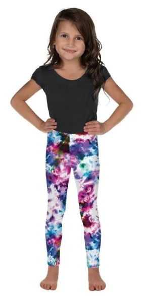 Vibrant Tie Dye Kid's Leggings