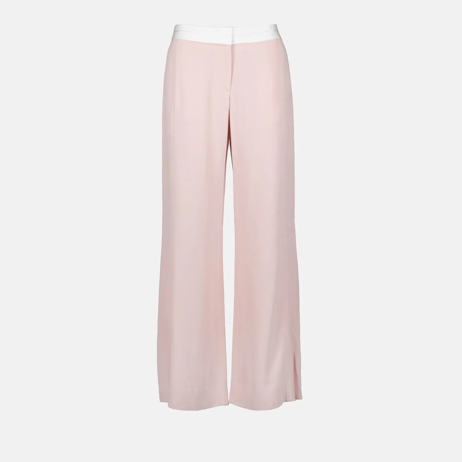 Victoria Beckham Bicolour Pleated Trousers