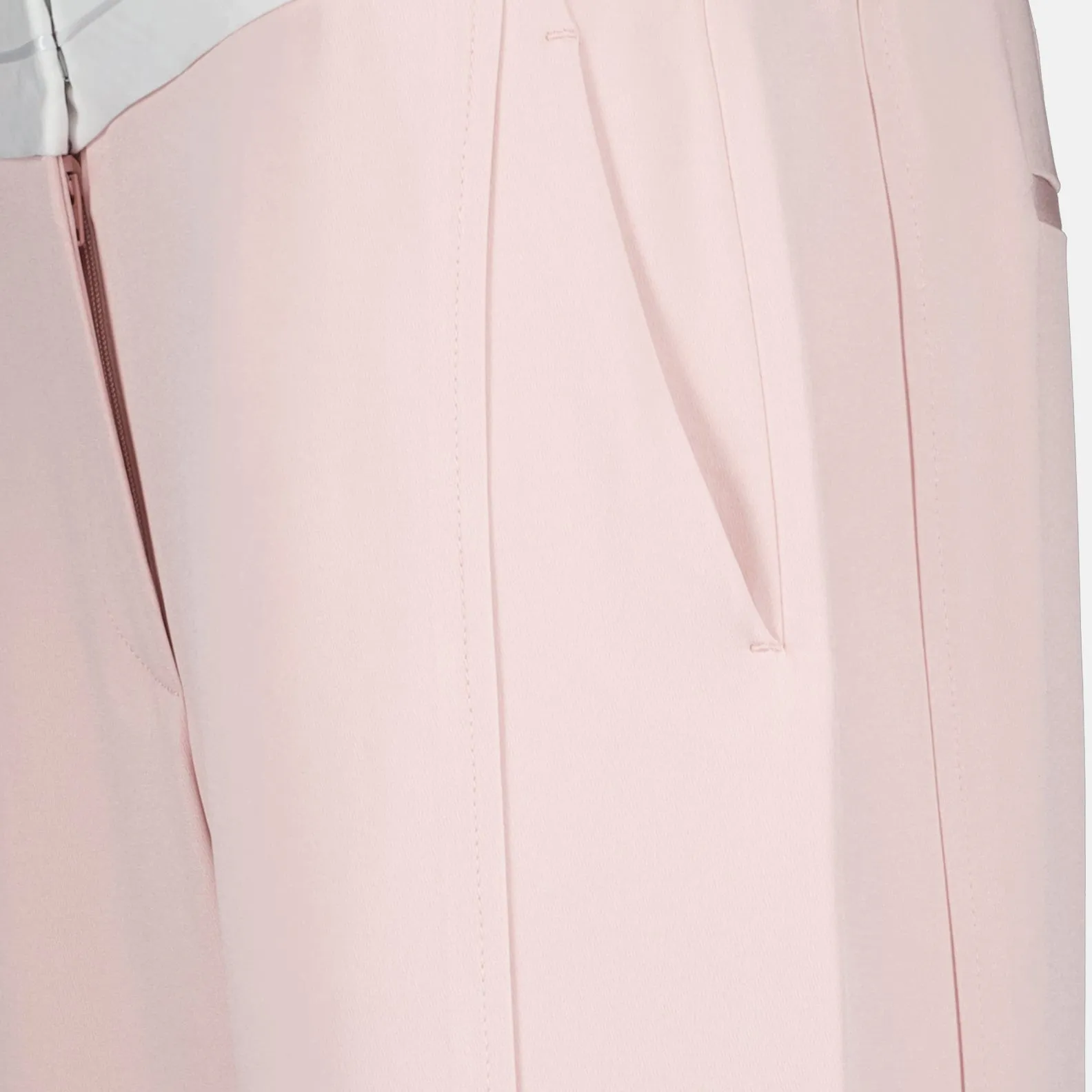 Victoria Beckham Bicolour Pleated Trousers