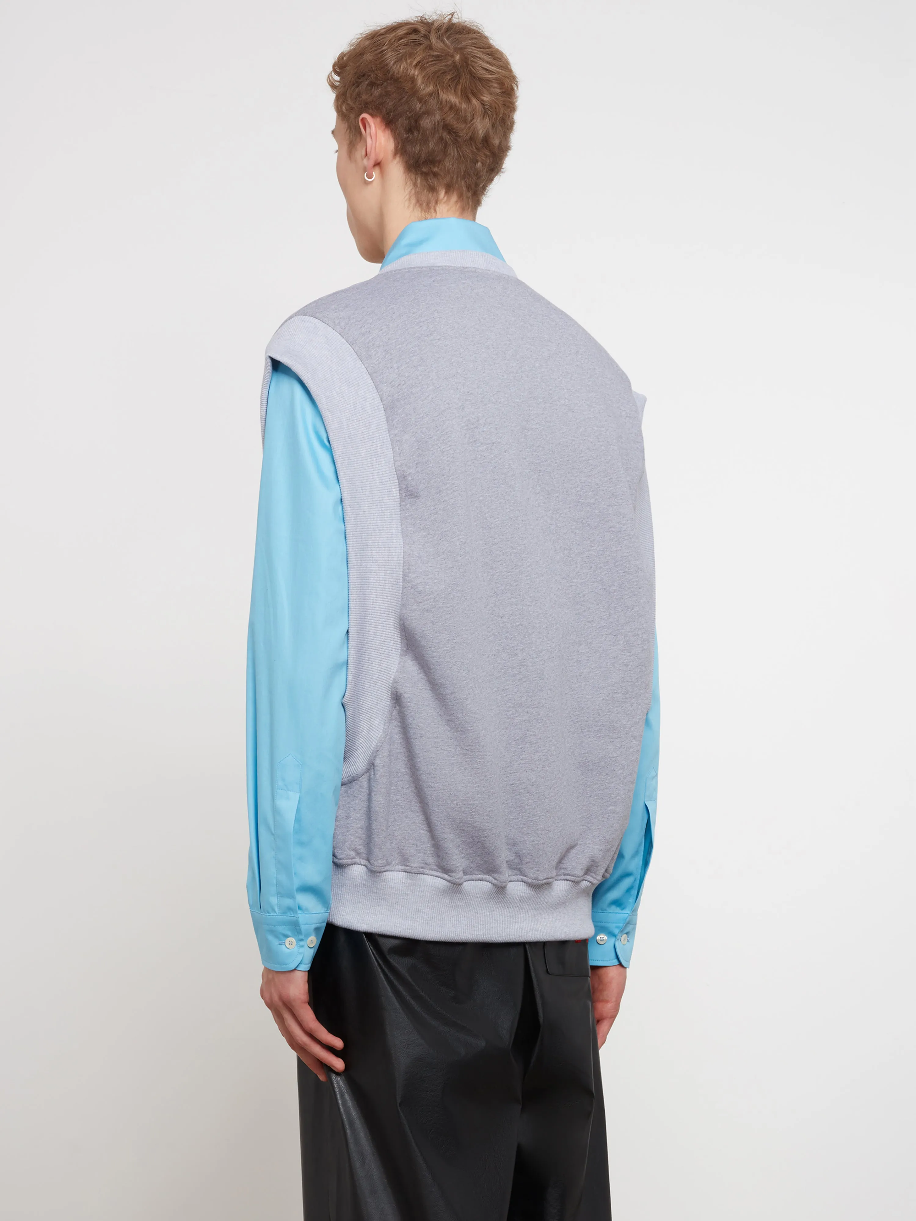 Walter Van Beirendonck Men’s Moon Vest  Grey