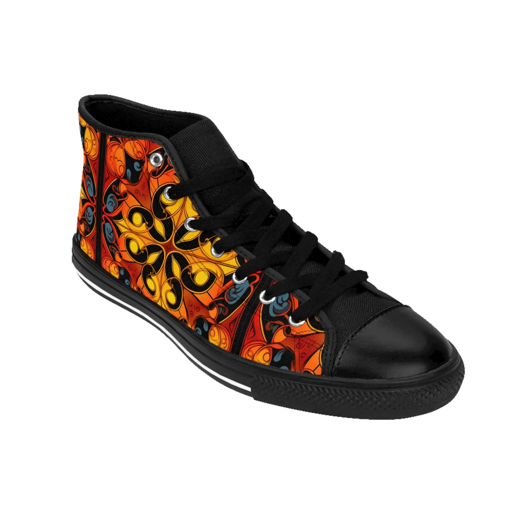 Women's Classic Modern Look High Sneakers. GB-000011Cfr