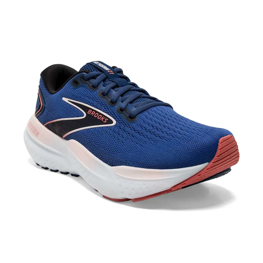 Women's Glycerin 21 Running Shoe - Blue/Icy Pink/Rose -Wide (D)