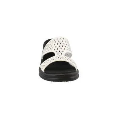 Women's Skechers, Rumbler Wave Ibiza Summer Wedge Sandals 31778-WHT