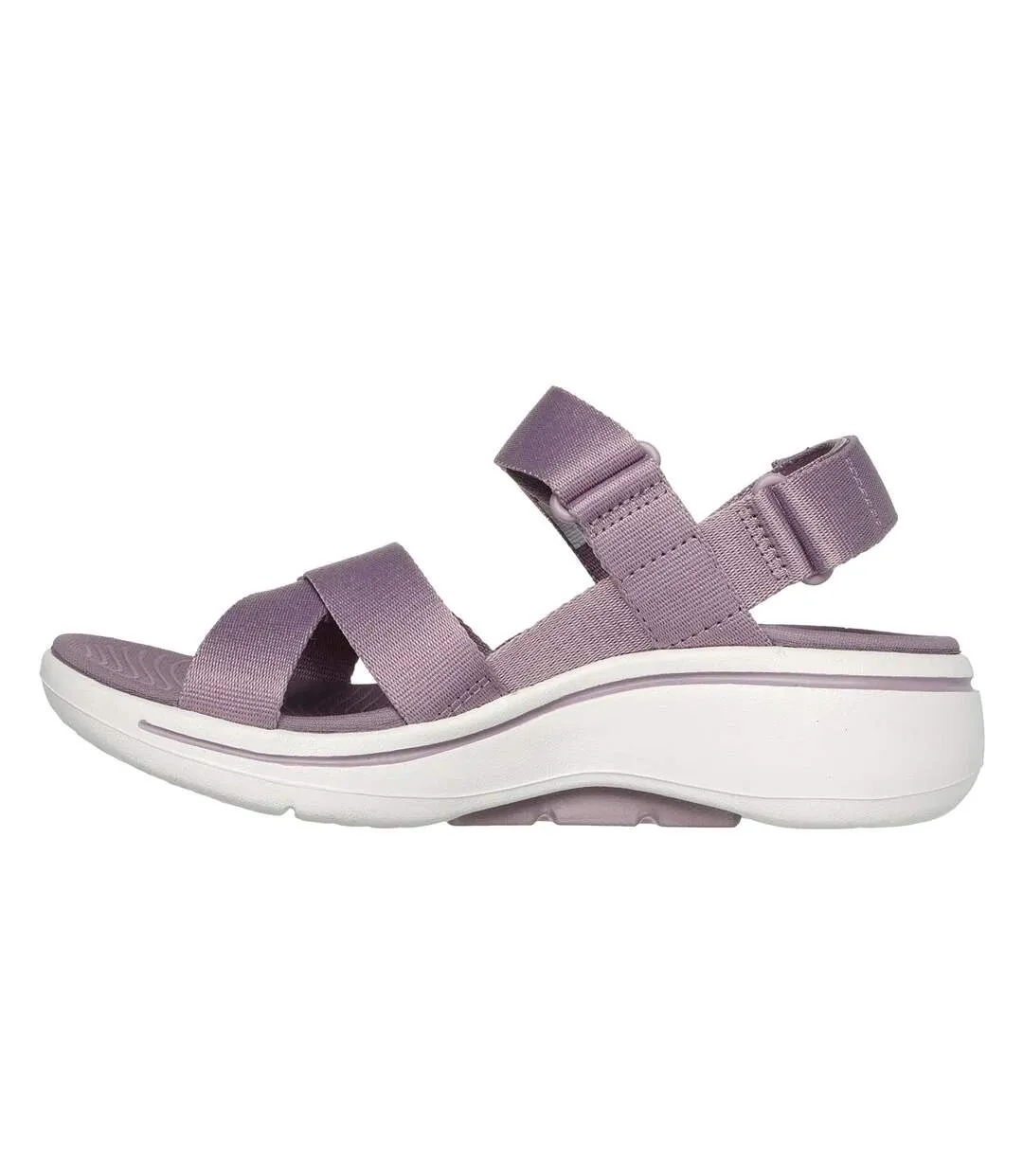 Womens/ladies go walk arch fit sandals lavender Skechers